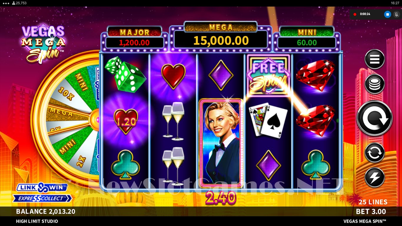 Vegas Mega Spin Slot Review & Demo by Games Global - Play Free Online