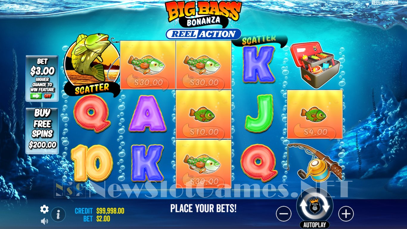 Big Bass Bonanza Reel Action Slot (Pragmatic Play) Review 2024 & Demo Game