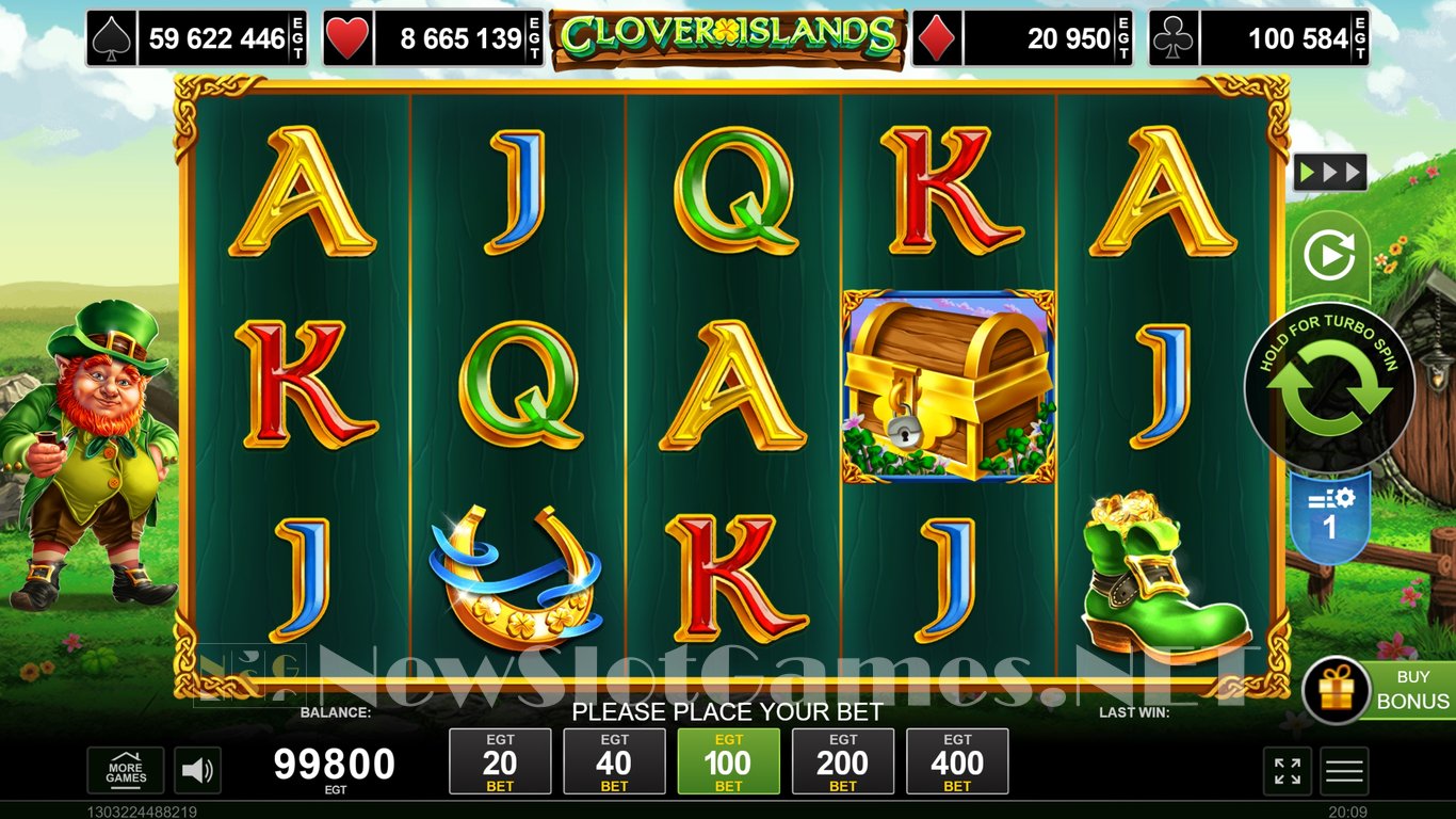 Clover Islands (Amusnet) Slot Review & Demo Game