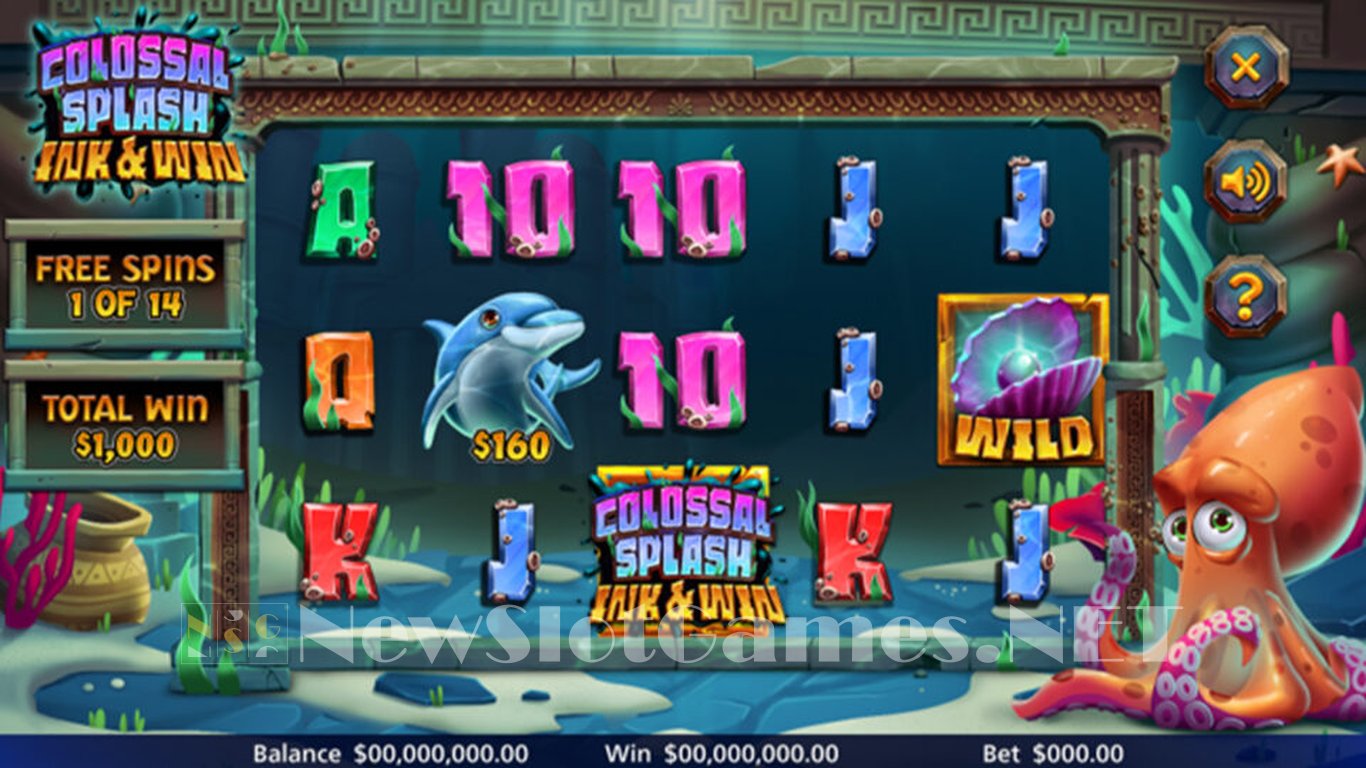 Colossal Splash Ink & Win (Light & Wonder) Slot Review & Demo Game