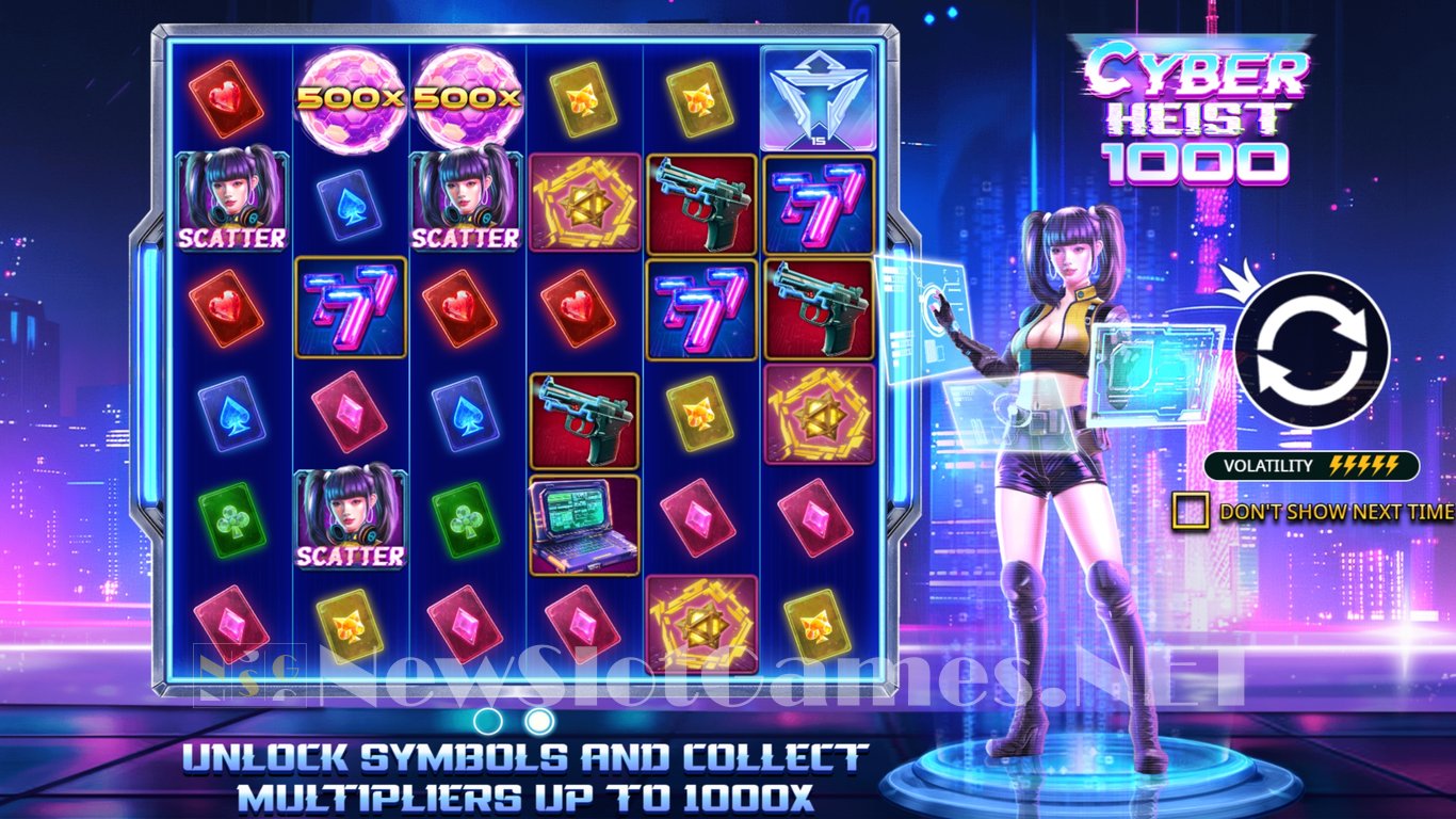 Cyber Heist 1000 Slot (Pragmatic Play) Review 2024 & Demo Game