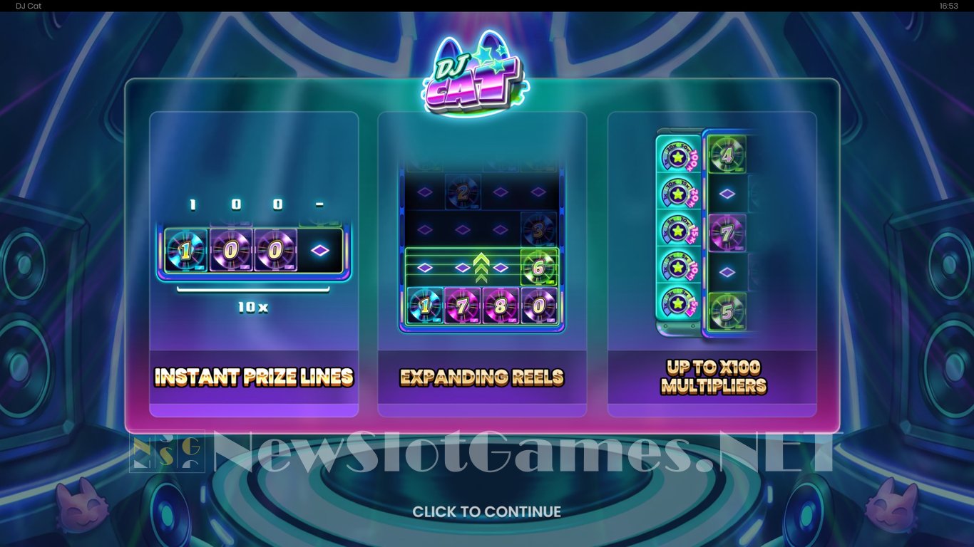 DJ Cat Slot (Push Gaming) Review 2024 & Demo Game