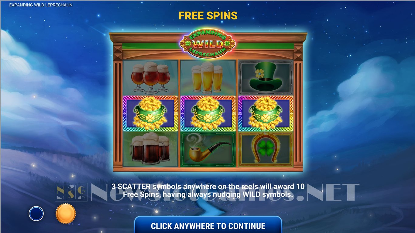 Expanding Wild Leprechaun slot