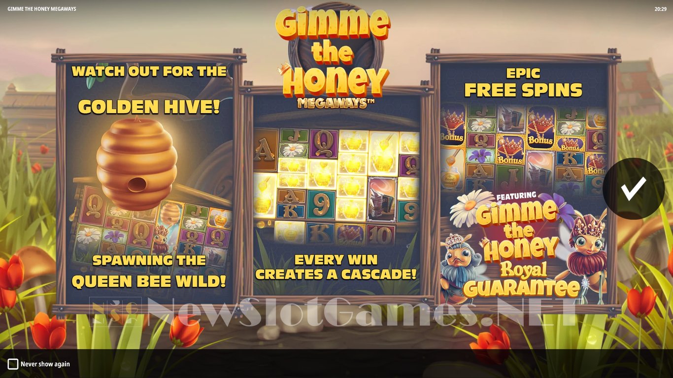 Gimme the Honey Megaways Slot (iSoftBet) Review 2024 & Demo Game