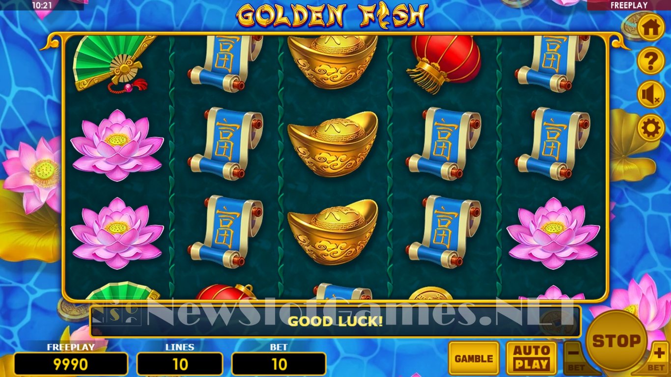 Golden Fish Slot (Amatic) Review 2024 & Demo Game