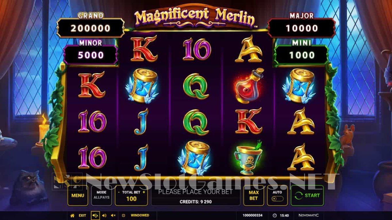 Magnificent Merlin (Greentube) Slot Review & Demo Game