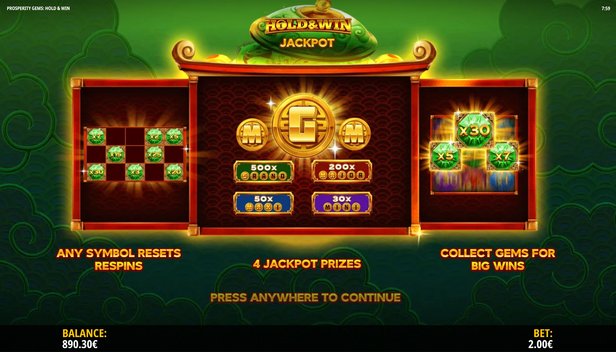 Prosperity Gems: Hold & Win slot