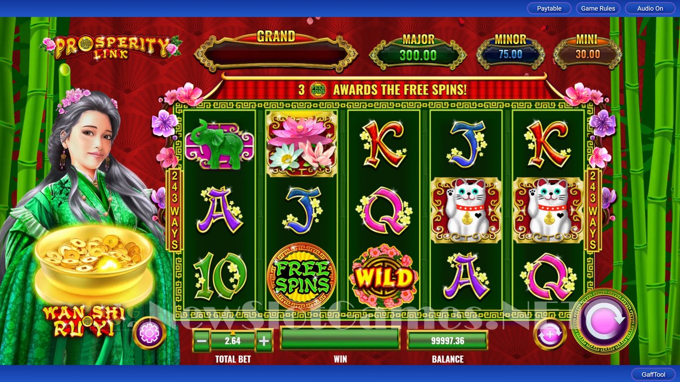 Prosperity Link Wan Shi Ru Yi Slot Review & Demo by IGT - Play Free Online