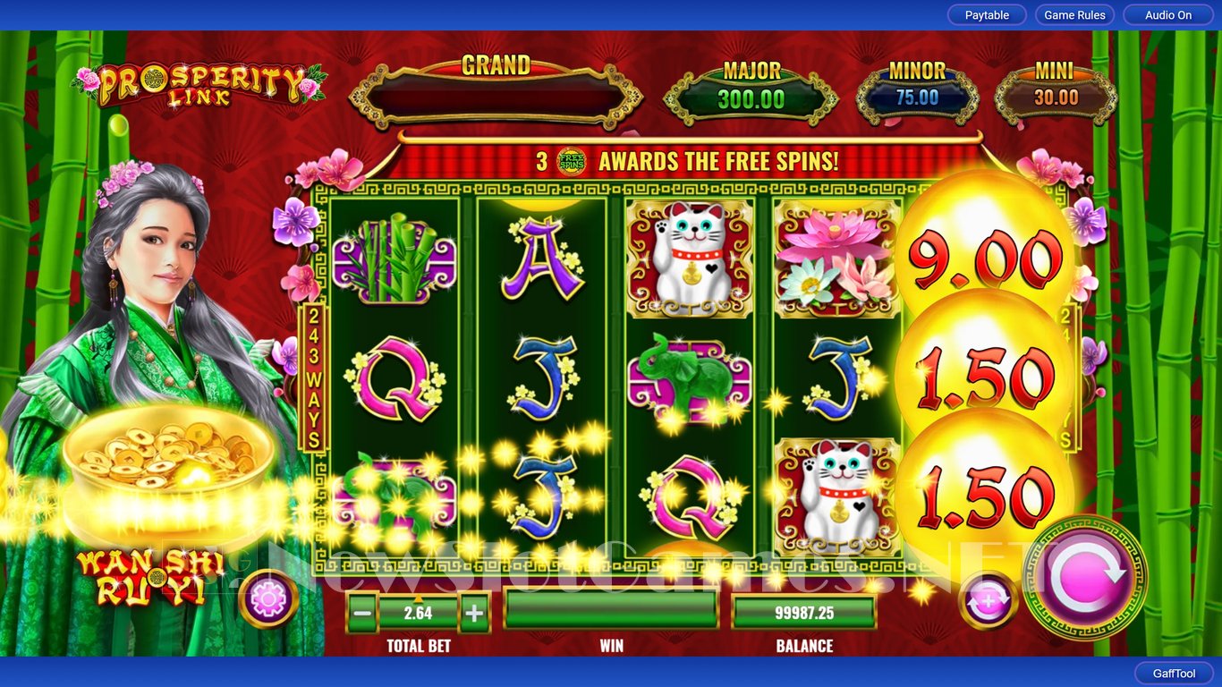Prosperity Link Wan Shi Ru Yi Slot Review & Demo by IGT - Play Free Online