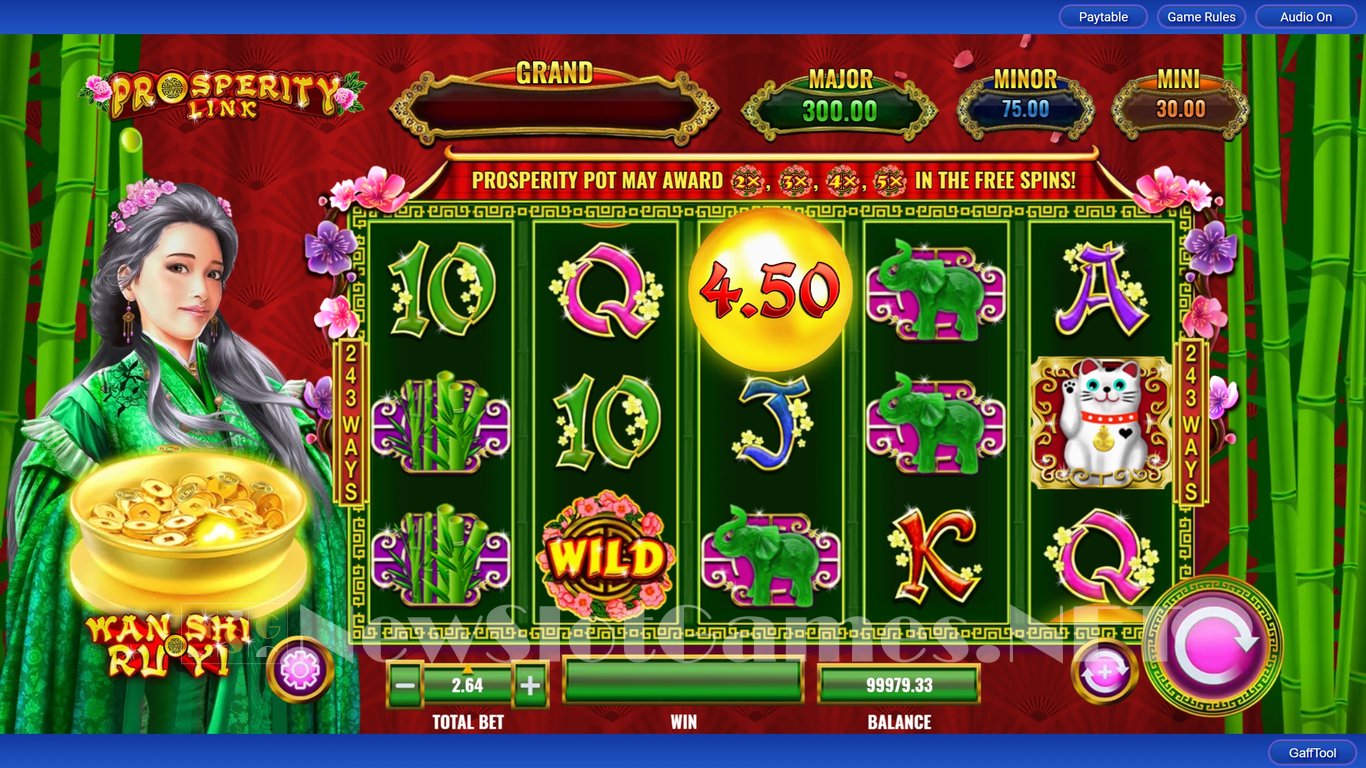 Prosperity Link Wan Shi Ru Yi Slot Review & Demo by IGT - Play Free Online